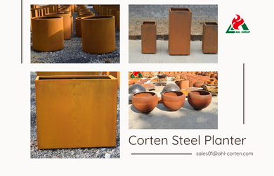 Custom Corten Planter